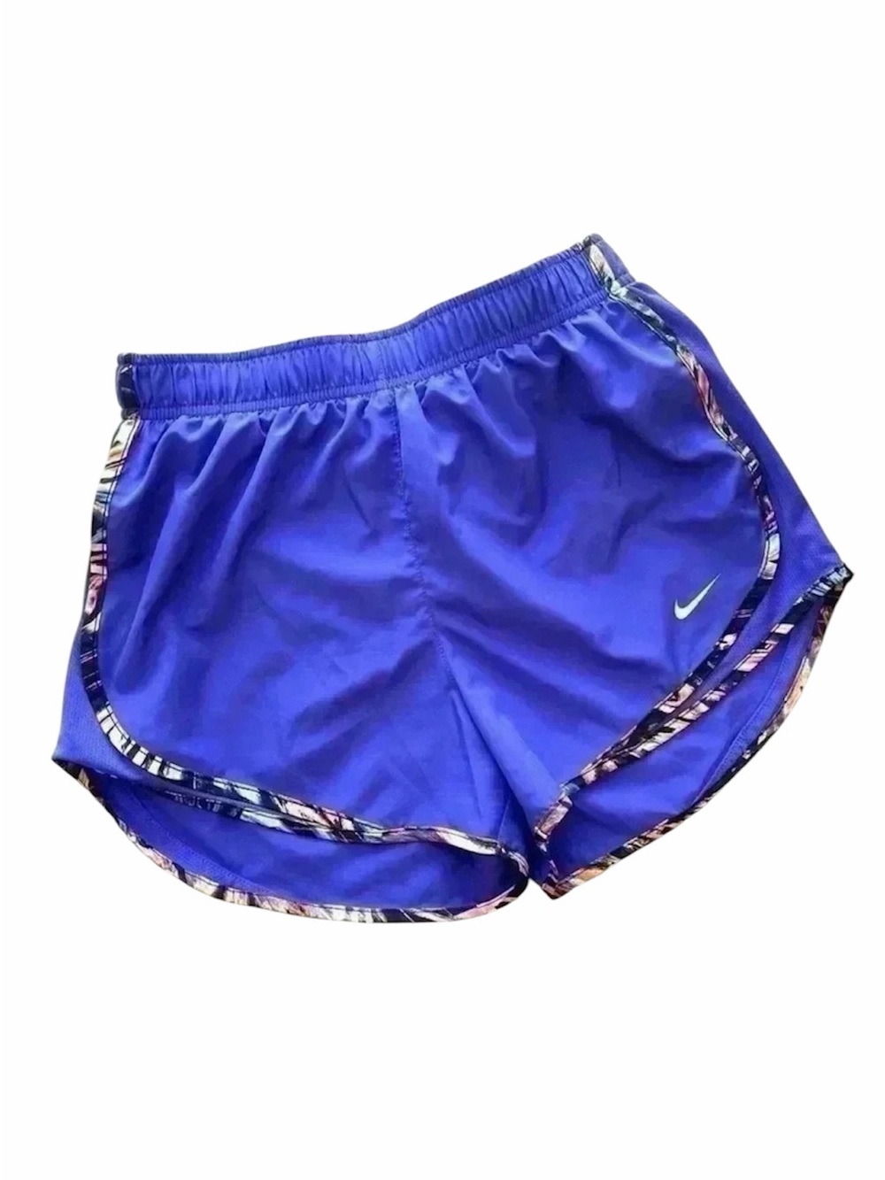 NIKE Purple Striped DriFit Lined Athletic Running Shorts Size‎ S